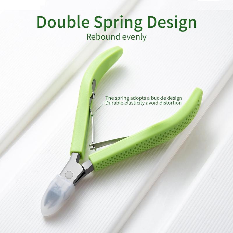 Stainless Steel Cuticle Scissors, Dead Skin Remover, Manicure and Pedicure Care Tool, Durable Spring Design, Nail Care Tool for Home & Salon Use, Christmas Gift