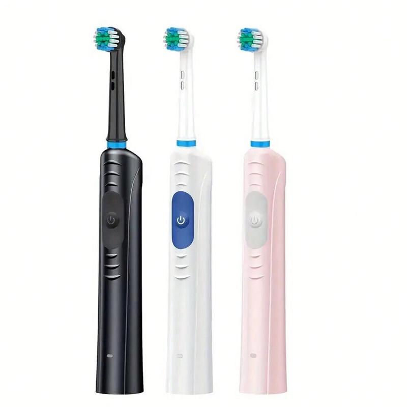 Portable USB Rechargeable Electric Toothbrush Set, 1 Set Toothbrush with Replacement Heads, Intelligent Deep Cleaning Toothbrushes for Adults