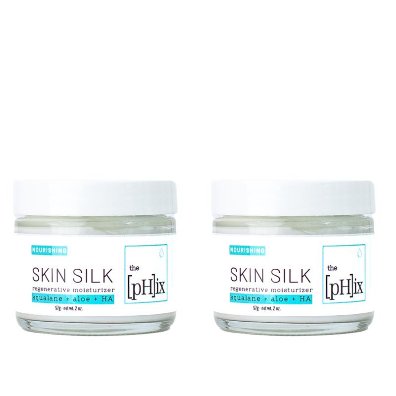 2x The pHix Skin Silk Moisturizer Duo - Daily Hydrating Moisturizer for Dry and Sensitive Skin