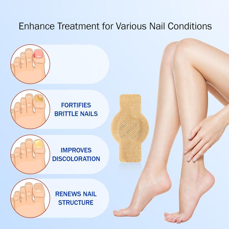 Fungal Nail Patches, 2 Boxes Nail Health Care Patches, Nail Care Patches, Suitable for Solving Fungal Nails and Other Nail Problems