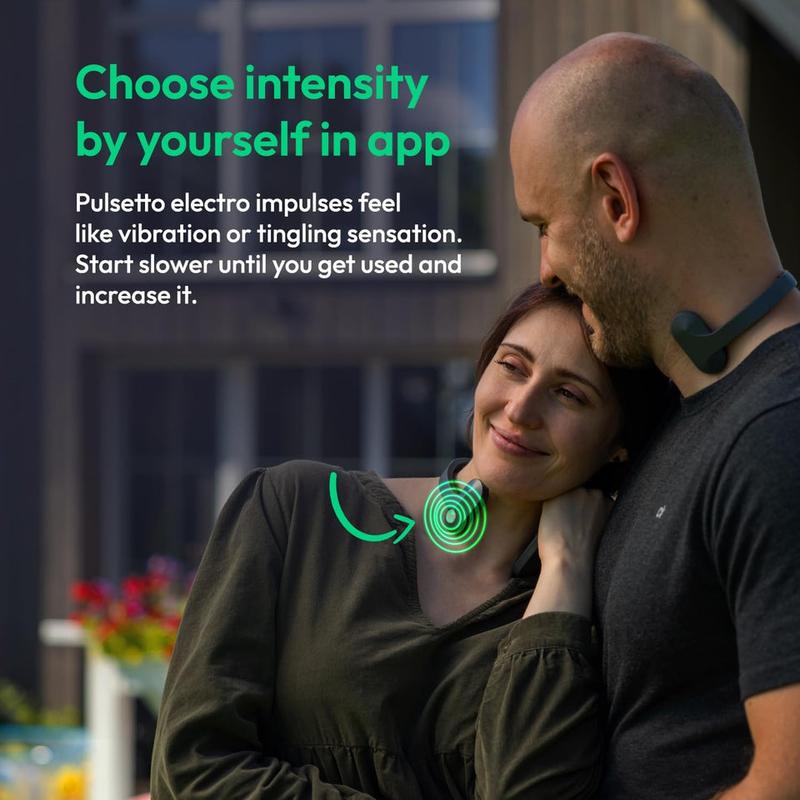PULSETTO - Personalized Relaxation Device for Healing and Stress Management - Pulsetto Neuro Wearable Device - Vagus Nerve Relaxing