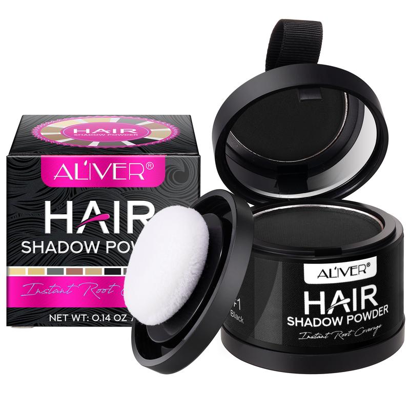 Aliver Hairline Shadow Powder for Hair, Thinning Hair & Grey Hair Coverage