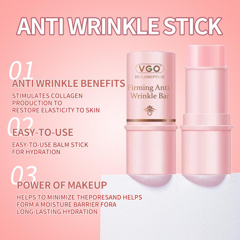 VGO Wrinkle Remover Sticks Reduces Fine lines, Moisturizes and Iocks in Water- 0.19 oz Moisturizer Skincare-A