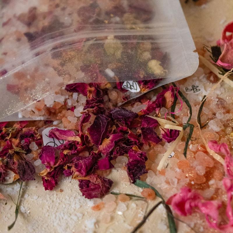 Rose With Love Herbal Tea Bath Magic Herbal Bath Salt Soak