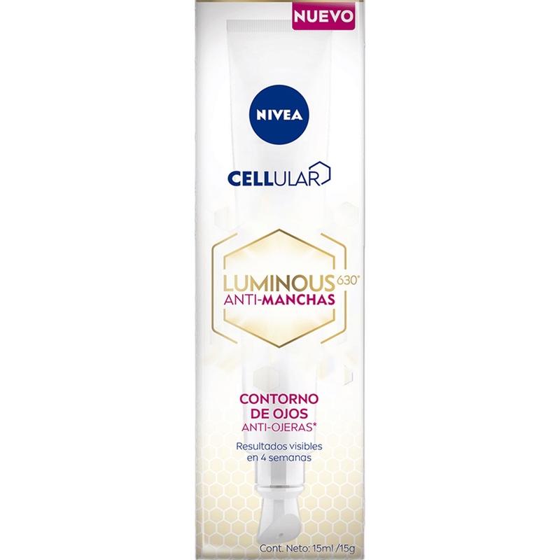 NIVEA LUMINOUS630 Eye Contour Cream 15ml - Anti-Aging Treatment with Hyaluronic Acid and Caffeine - Moisturize