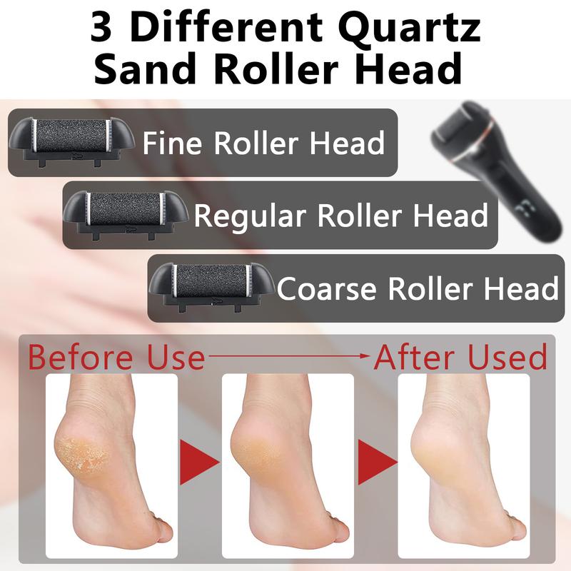 Electric Callus Remover for Feet Foot Grinder for Dead Skin Foot Scrubber Electric Foot File Callus Remover Rechargeable Pedicure Kit