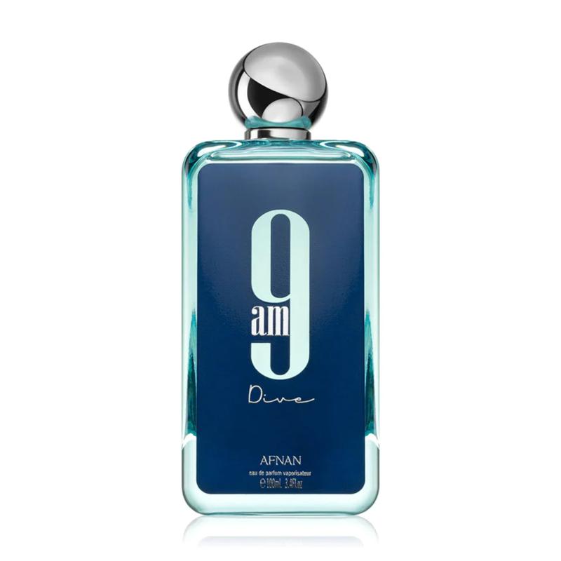 9AM Dive EDP For Men - 100ML (3.4Oz) By Afnaan - Long Lasting Fragrance For Men Apple Mint