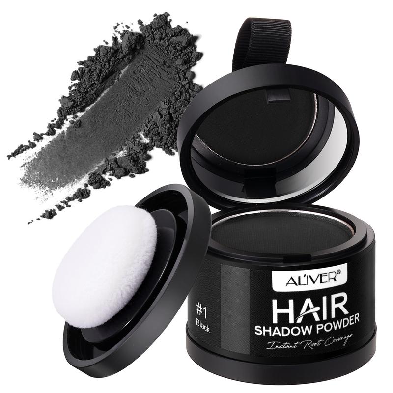 Aliver Hairline Shadow Powder for Hair, Thinning Hair & Grey Hair Coverage