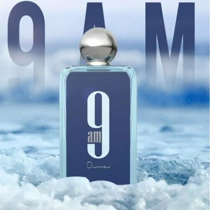 9AM Dive EDP For Men - 100ML (3.4Oz) By Afnaan - Long Lasting Fragrance For Men Apple Mint