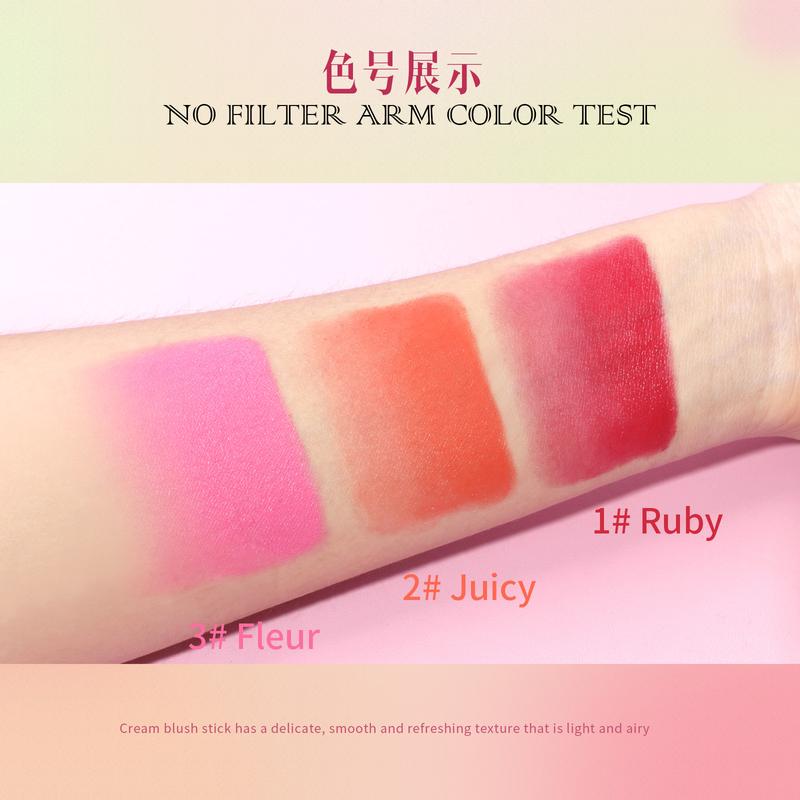 Blush Stick Highlighting base three-dimensional repair natural nude makeup waterproof lightweight multifunctional blush stick