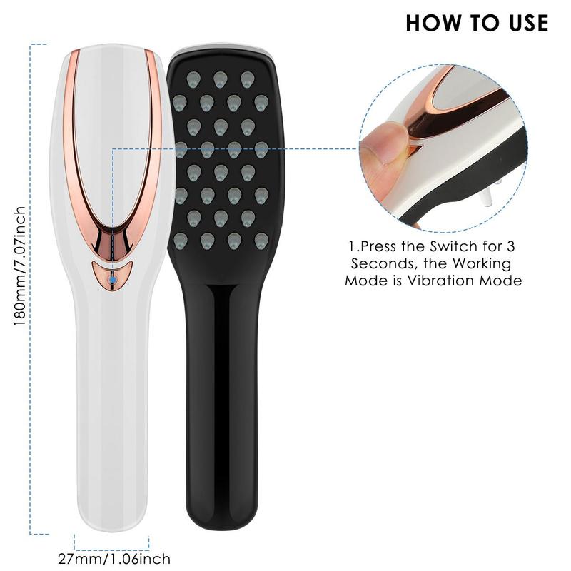 Electric Scalp Massager, 1 Count Handheld Head Scalp Massaging Comb, Hair Massager, Head Relaxation Tool, Personal Care Appliances, Christmas Gifts