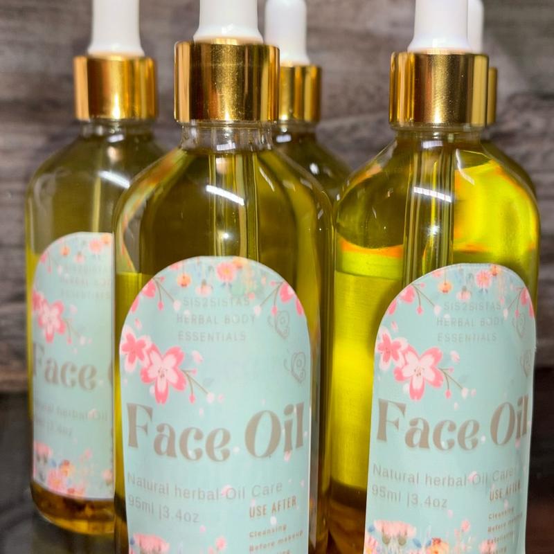 Botanical Infused Herbal Face Oil for Skincare