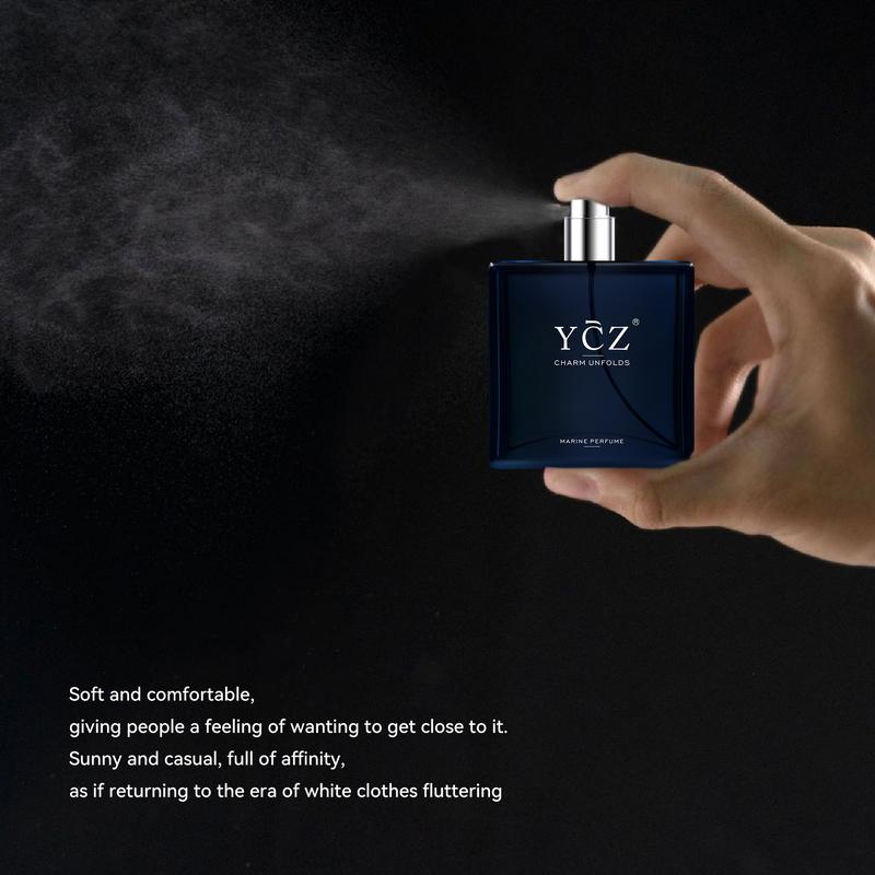 50ml 1.7oz YCZ Midnight Marine Man Eau de Parfum, Long Lasting Man Eau de Parfum , Making it the ideal gentlemen’s gift