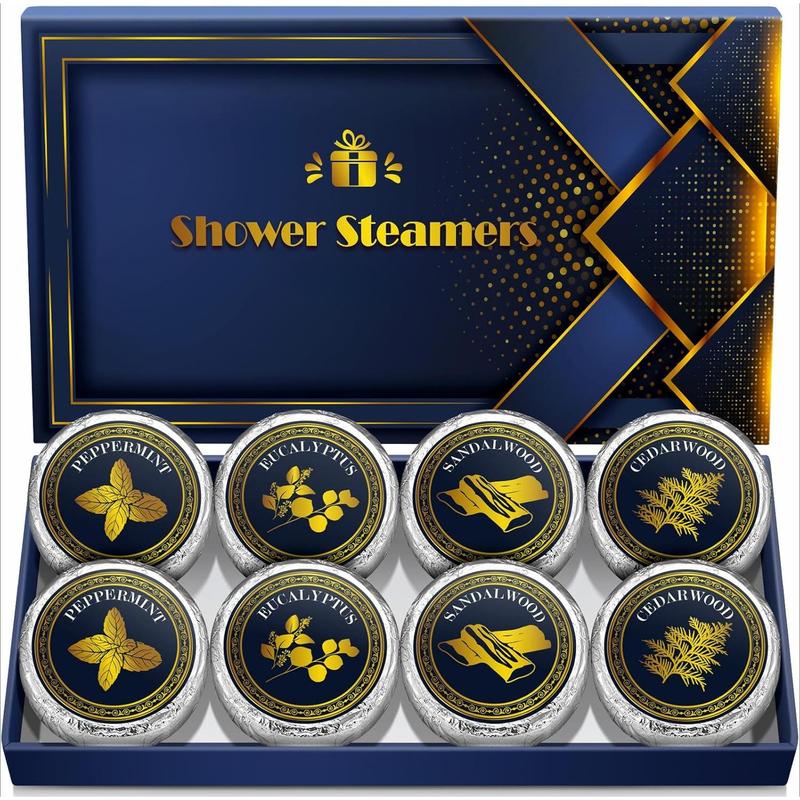 Gifts for Women: Shower Steamers (8 Scents) Birthday Gifts for Women, Men, Mom, Teen SPA Self Care Relaxation Stress Relief Shower Bombs Christmas Gift Stocking Stuffers