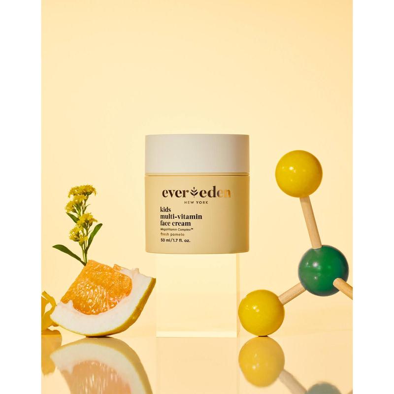 Evereden Kids Multi-Vitamin Face Cream - Nourishing & Safe for Sensitive Skin - MegaVitamin Complex with Clean, Kid-Friendly Ingredients