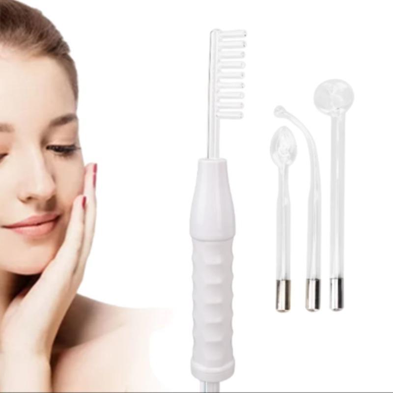 Portable Handheld High Frequency Electric Wand, 1 Set High Frequency Electric Comb, Facial Beauty Instrument for Women & Girls