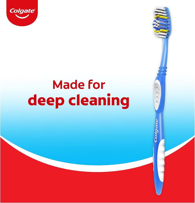 Colgate Extra Clean Toothbrush, Soft Toothbrush for Adults Packaging May Vary, 6 Count Comfort Oral