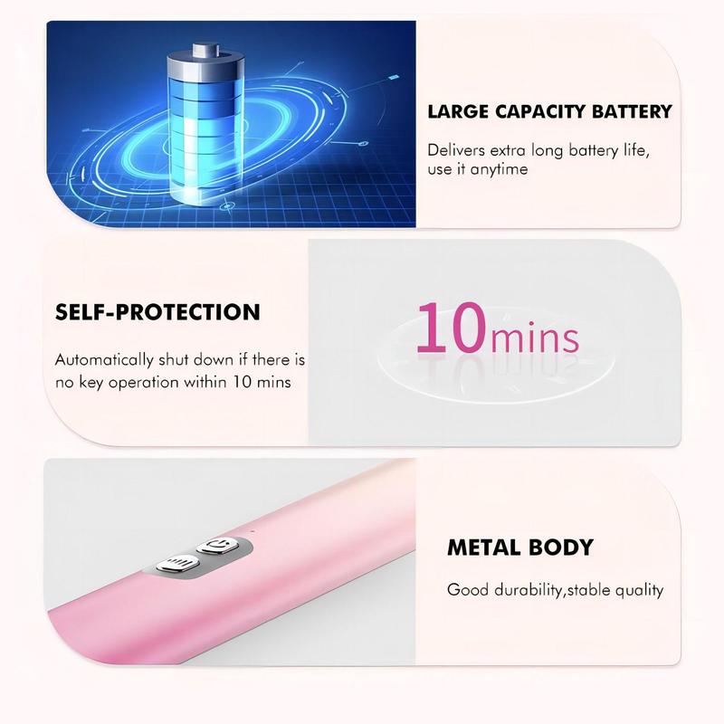 Multifunctional Beauty Wand, 1 Count Portable Handheld Face & Neck & Eye Massager with 3 Massage Modes, Skincare Tool for Women