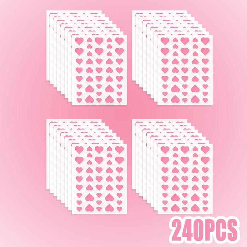 Heart Shaped Acne Patches, 240pcs box Facial Acne Covering Stickers, Facial Acne Patches, Skin Care Products for Women & Men