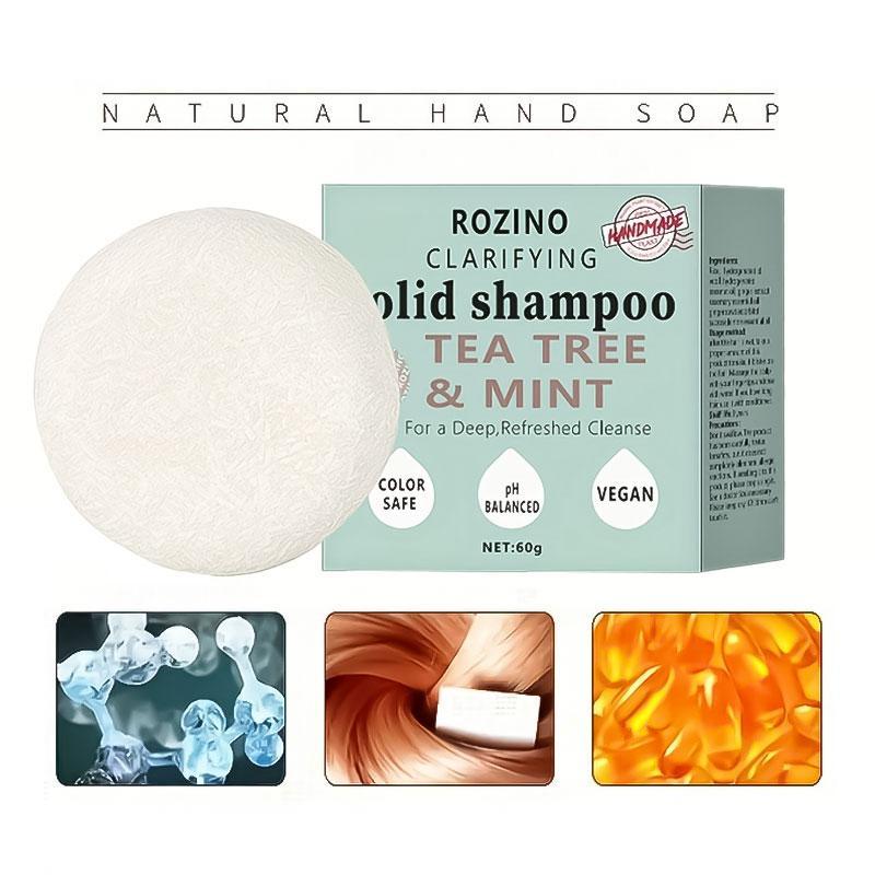 Tea Tree & Mint Shampoo Soap, Oil-control Shampoo Bar Soap, Hair Cleansing Soap Bars, Hair Care & Styling Supplies