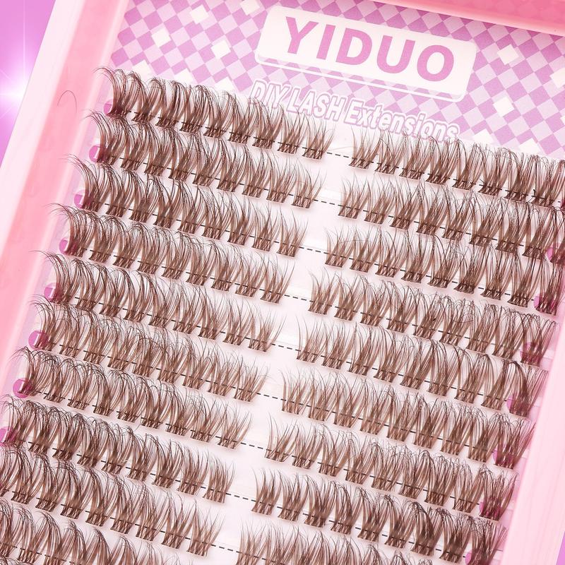 Cross Curl Fake Eyelashes for Natural Look Eyelash Extensions, 216pcs box Individual False Eyelashes, False Eyelashes for Women Eye Makeup Enhancement