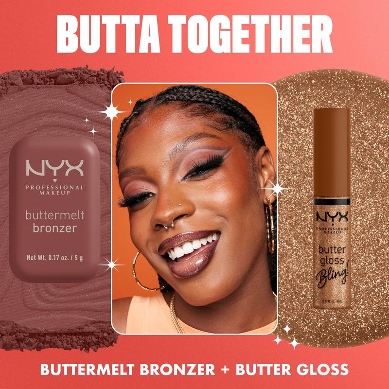 Butter Butter Gloss Bling Non Sticky Lip Gloss, NYX Professional Makeup