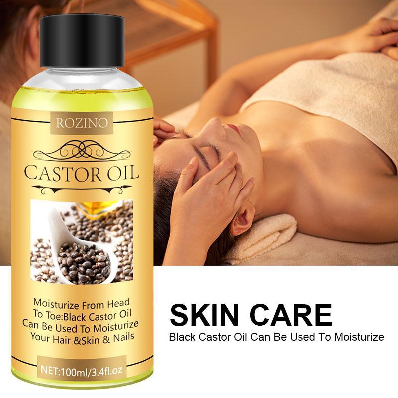 Moisturizing Castor Oil for Body Hair Nail Care, Hydrating Body Care Oil for Soothing Dry Skin, Nourishing Body Care Product for Women