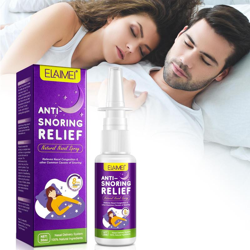 Anti-snoring Relief Natural Nasal Spray, Improves Airflow, Improves Sleep Quality, Anti-snoring Spray, Relieves Nasal Congestion, Travel Size, Easy To Carry