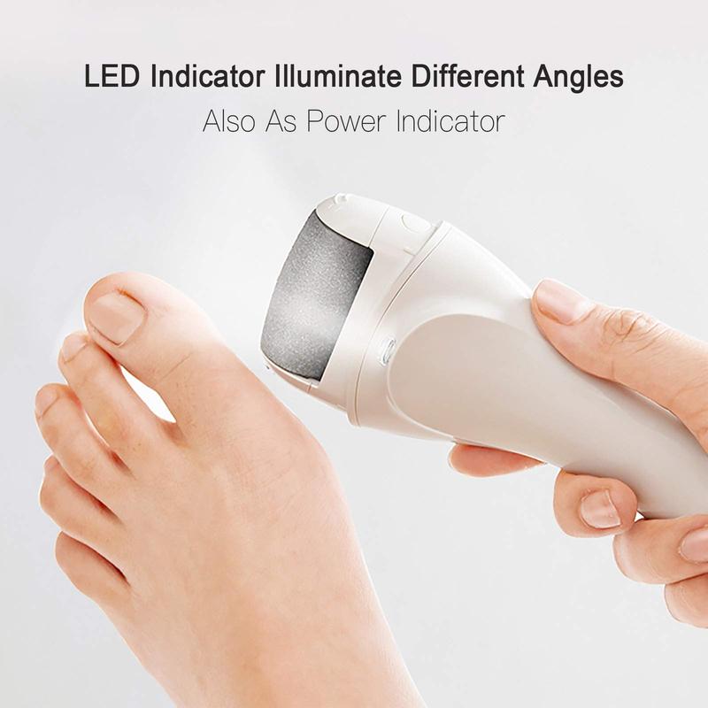 Electric Feet Callus Removers Rechargeable,Portable Electronic Foot File Pedicure Tools, Electric Callus Remover Kit,Professional Pedi Feet Care Perfect for Dead,Hard Cracked Dry Skin Ideal Gift