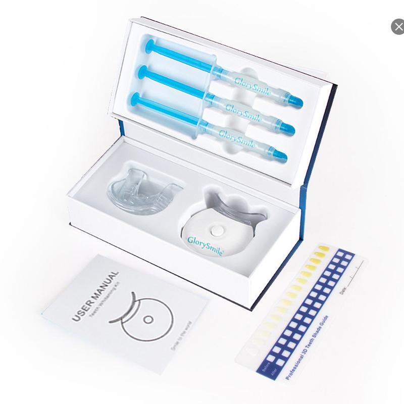 Teeth Whitening Kit - 5X LED Light Tooth Whitener with 3 Carbamide Peroxide Teeth Whitening Gel , Dental-Grade Whitening Teeth Whitening Kit Helps to Remove Stains from Coffee, Smoking, Wines, Soda, Food