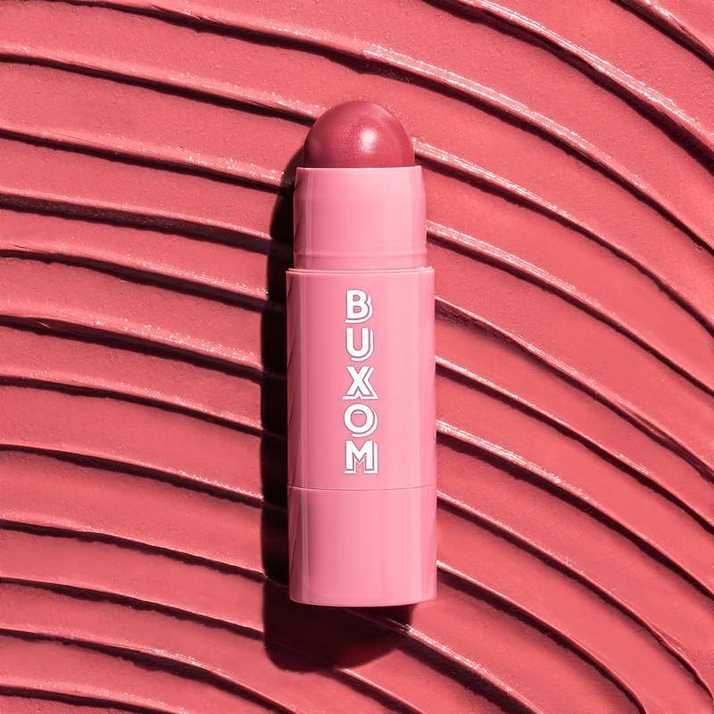 BUXOM Power-Full Plumping Lip Balm, Tinted Lip Balm Plumper, Enhancing & Hydrating Lip Moisturizer Formulated with Peptides