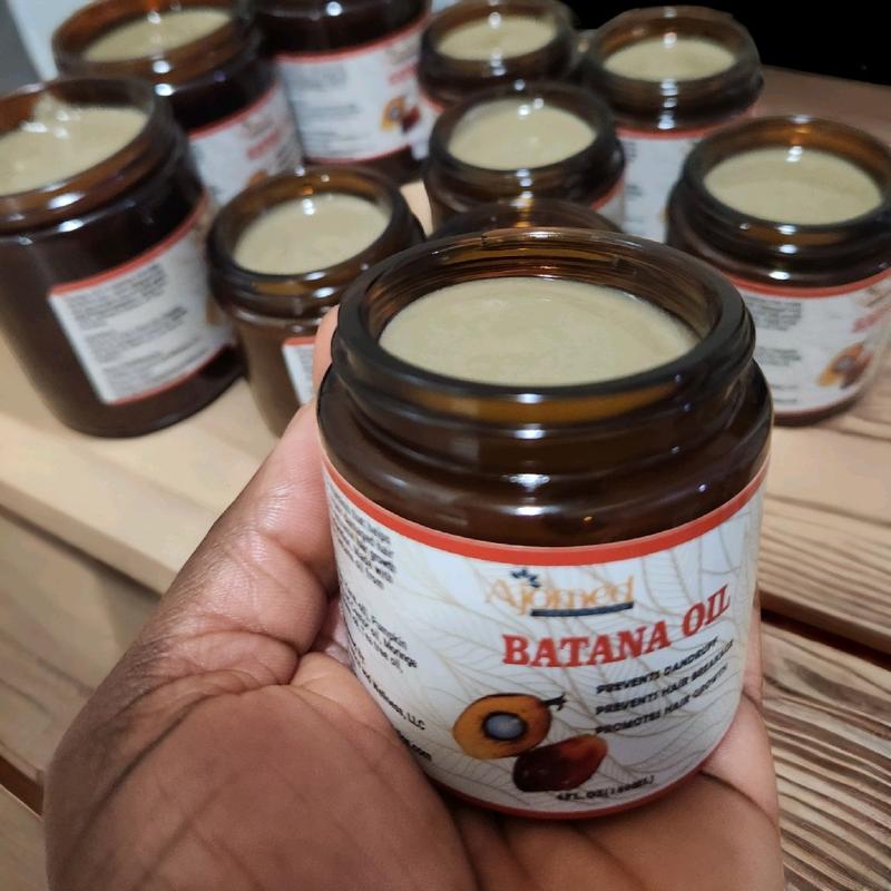 Batana oil butter, herbal hair scalp dandruff oil. Ojon oil, batana pura from Honduras, amla, neem oil, haircare Organic Hair Nutrition Blend Moisturizing