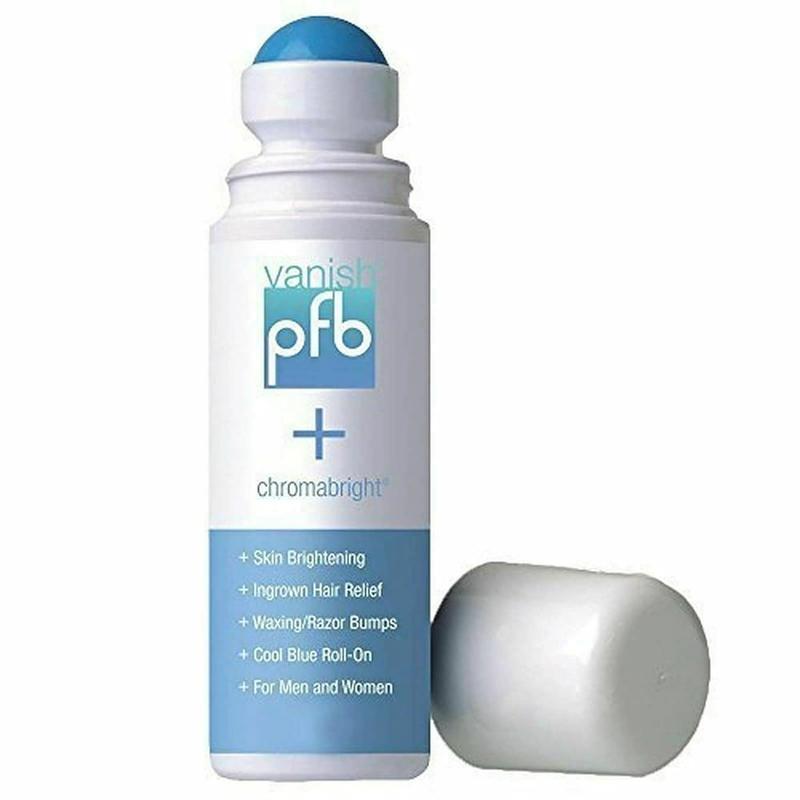 pfb chromabright - PFB Vanish Razor Bump Stopper Skin Care Treatment  Dark Spot Remover, Roll On Formula Treats Ingrown Hairs and Razor Burns - 93g