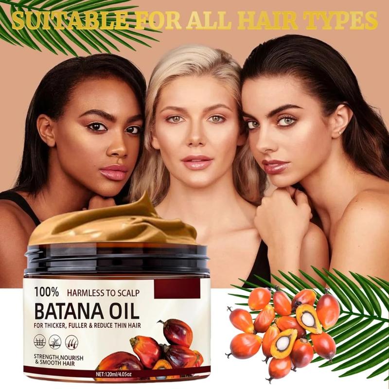 100% Raw Batana Oil for Hair Growth, Natural Raw and Pure Unrefined Batana Oil Organic Hair Growth Batana Oil Prevent Hair Loss Haircare Conditioner