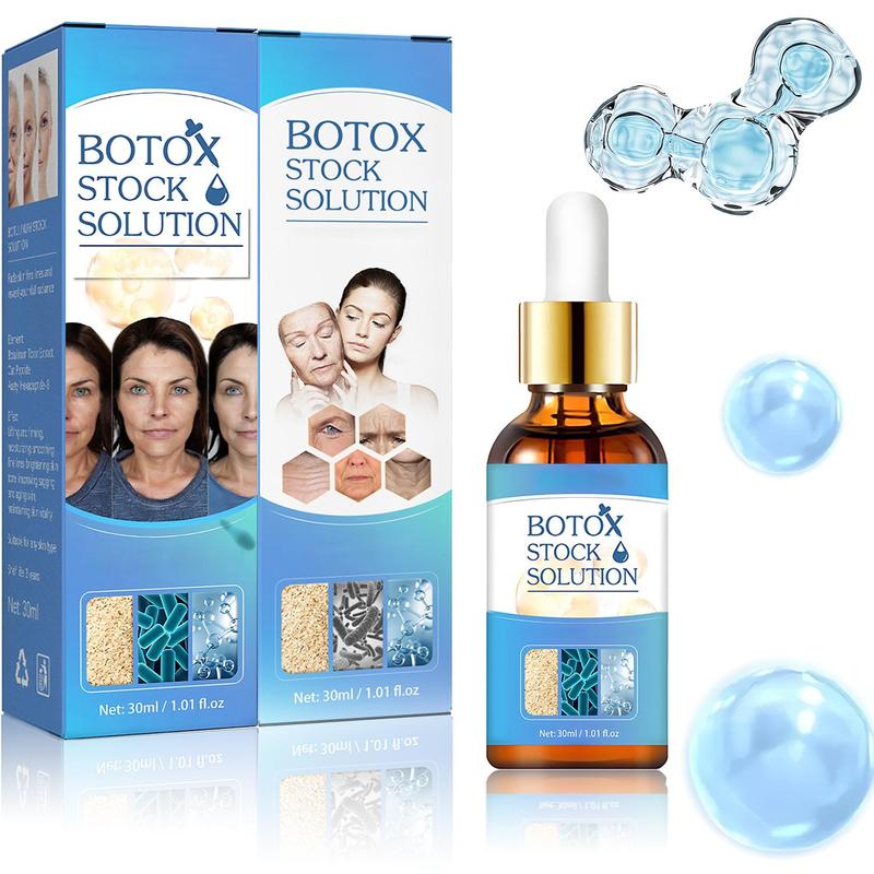 Botox Face Serum, 2 Counts Refreshing Facial Essence for Soothing Skin, Nourishing Face Skin Care Products for Women