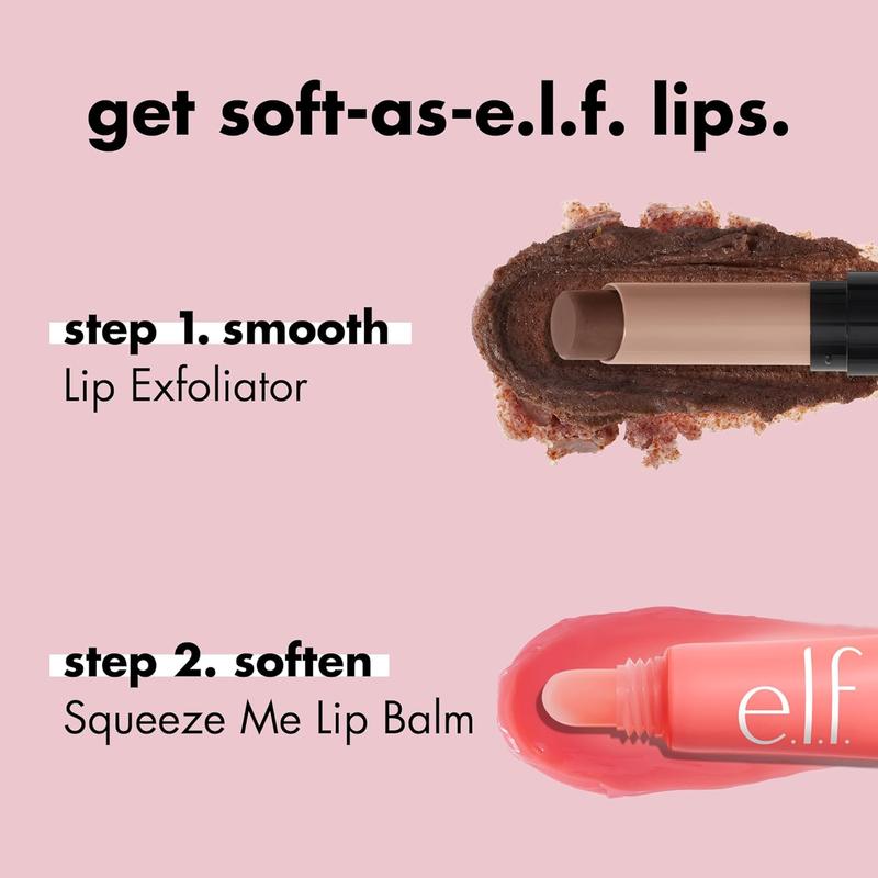 e.l.f. Squeeze Me Lip Balm – Moisturizing Tinted Lip Balm with Hyaluronic Acid, Vegan & Cruelty-Free, 5 Flavors for Dry Lips Skincare Moisture Shea