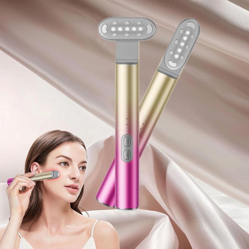 Multifunctional Beauty Wand, 1 Count Portable Handheld Face & Neck & Eye Massager with 3 Massage Modes, Skincare Tool for Women