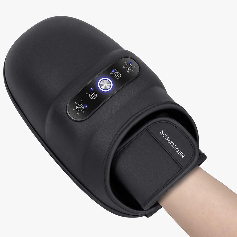 Medcursor Hand Massager, Cordless with Heat, 6 Intensities, 6 Modes, Dual Heat Levels, and Auto Shut-Off Feature, Comfort, Ideal Gift