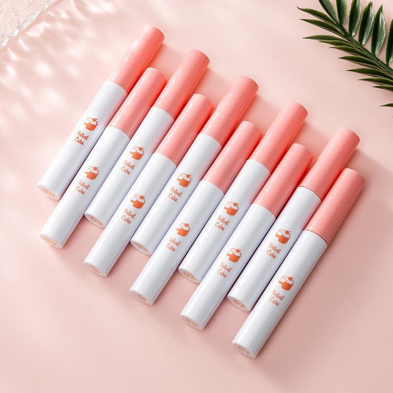 Smoke Pipe Design Matte Lipstick, 10pcs box Long Lasting Lip Sticks, Suitable for All Occasions Lip Makeup, Girls and Women Makeup Accessories, Christmas, Christmas Gift