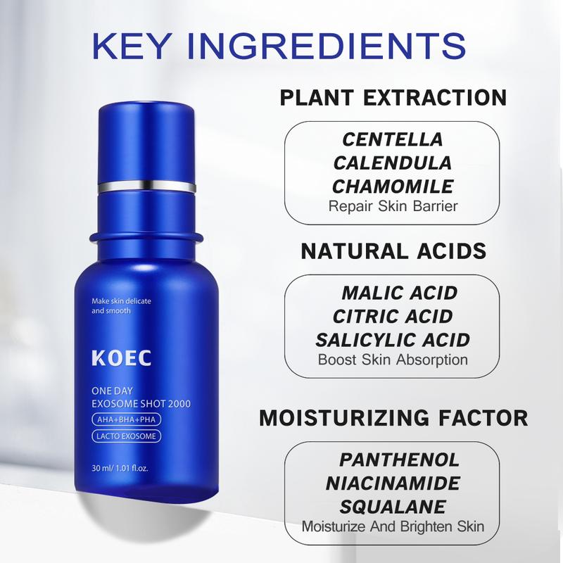 KOEC-Collagen Jelly Cream+Zero Exosome Spicule Shot Serum Skincare-Niacinamide & Freeze-Dried Hydrolyzed Collagen - Boosts skin's barrier hydration and gives 24h Glow & Lifted Look -  Korean skincare Skin Repair Hydrate