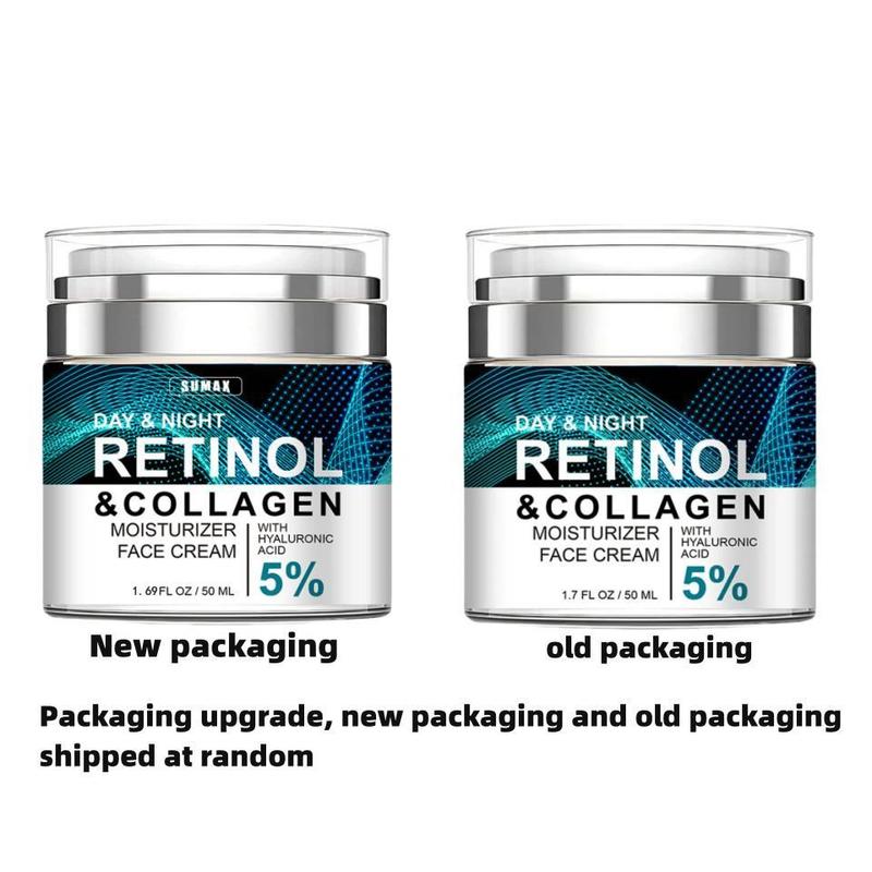 Retinol Moisturizer, Hydrating Nourishing Skin Care Day Cream Night Cream, Face Lotion for Women and Men All Skin Types, Skin Care Products, Christmas Gift