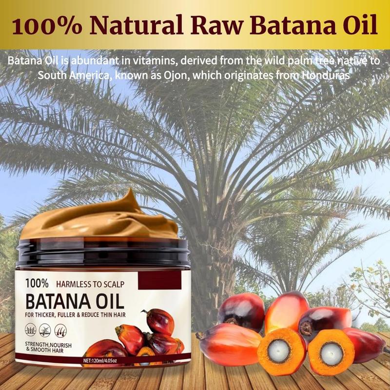 100% Raw Batana Oil for Hair Growth, Natural Raw and Pure Unrefined Batana Oil Organic Hair Growth Batana Oil Prevent Hair Loss Haircare Conditioner