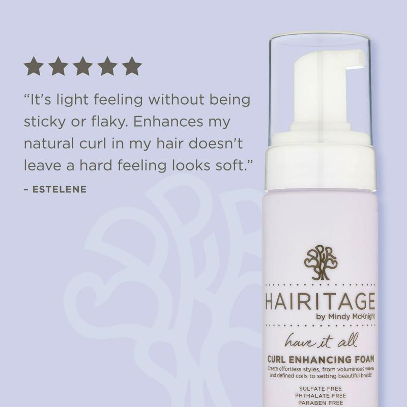 Hairitage Have It All Curl Enhancing Foam, 5 fl oz