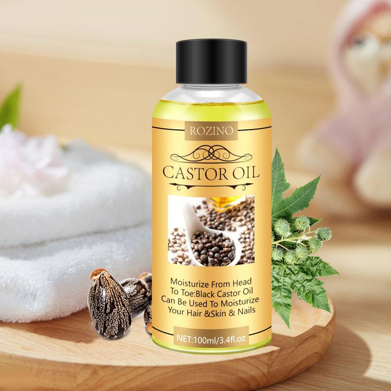 Moisturizing Castor Oil for Body Hair Nail Care, Hydrating Body Care Oil for Soothing Dry Skin, Nourishing Body Care Product for Women