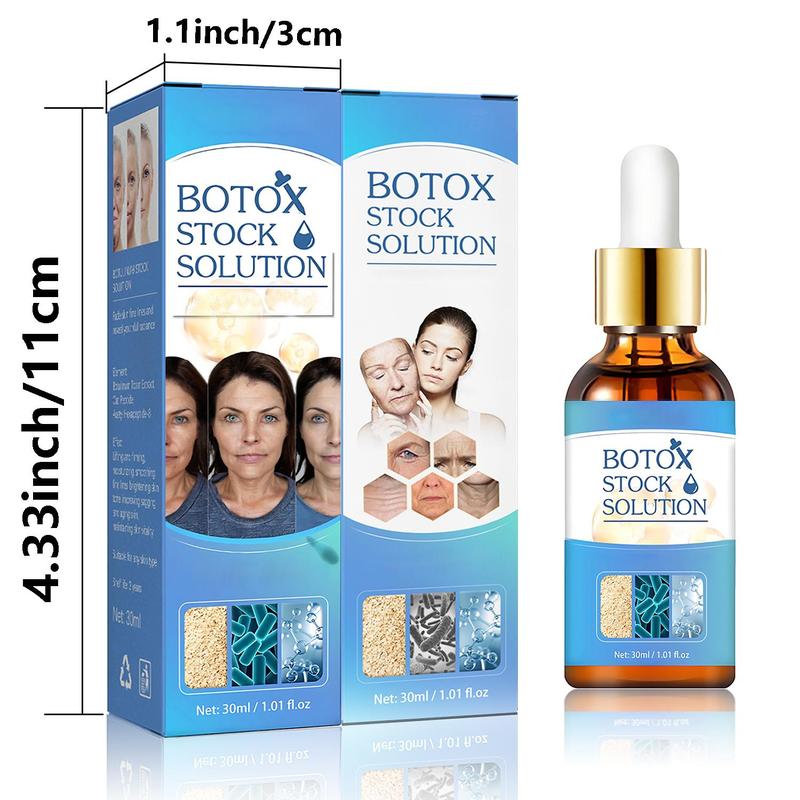 Botox Face Serum, 2 Counts Refreshing Facial Essence for Soothing Skin, Nourishing Face Skin Care Products for Women