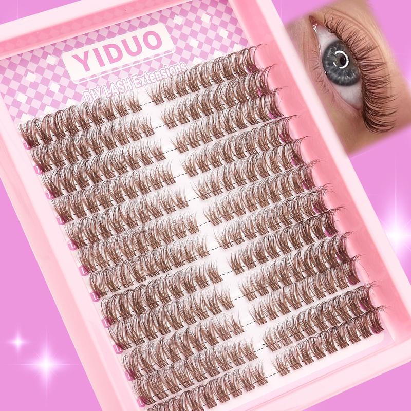 Cross Curl Fake Eyelashes for Natural Look Eyelash Extensions, 216pcs box Individual False Eyelashes, False Eyelashes for Women Eye Makeup Enhancement