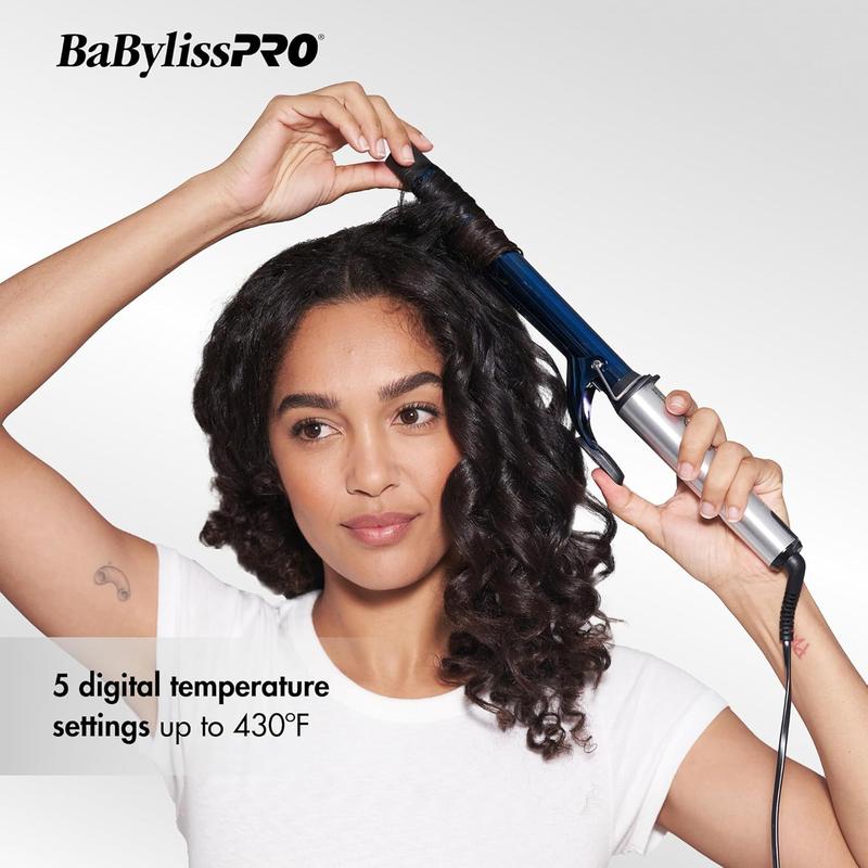 BaBylissPRO Nano Titanium Limited Edition Nightfall Collection Extended-Barrel Curling Iron