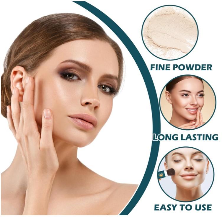 Mineral Sunscreen Powder SPF Powder for Face Oil Control Long Lasting Sunscreen Powder for Face Natural Light Breathable Translucent Powder Setting Powder Makeup #01 Translucent