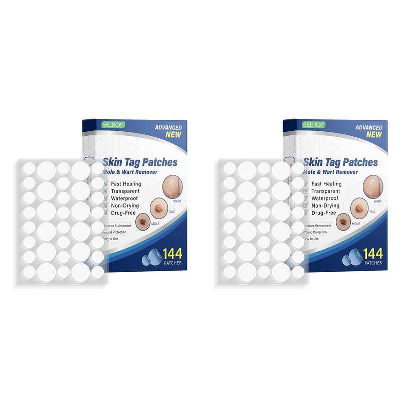 Skin Tag Remover Patches, 2 Boxes Acne Patches, Hydrocolloid Acne Patches, Skin Care Products for Women & Men, Acne Treatments, Christmas Gift