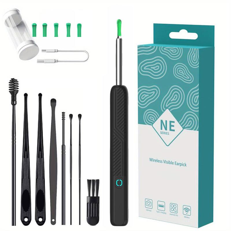 Wireless Visual Earpick, 1 Set HD Camera Ear Wax Removal Tool, Smart Visual Ear Wax Remover Ear Cleaning Pick Tool, LED Wax Removal Tool Picking Stick